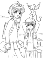 Cardcaptor Sakura Coloring Page